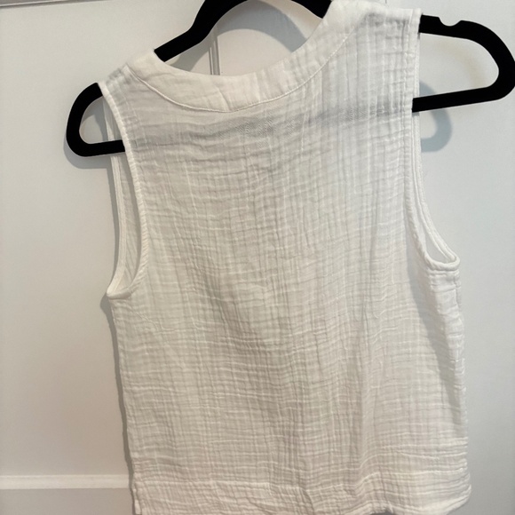 Faherty Women's Cream Tank Top - Picture 5 of 5